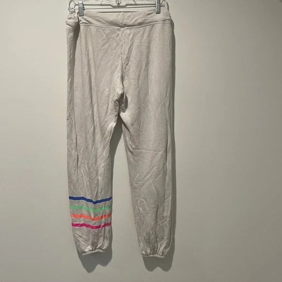 SUNDRY Women's Joggers Sweatpants Size 1 Striped Casual Lounge Athleisure - Picture 2 of 6